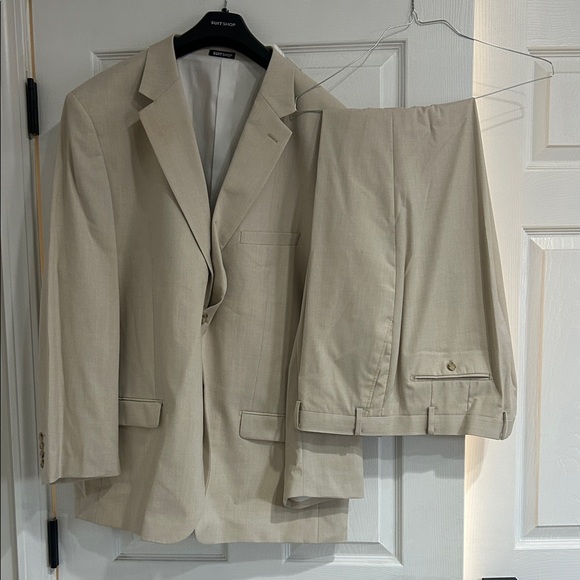 Classic Beige Suit Set for Men